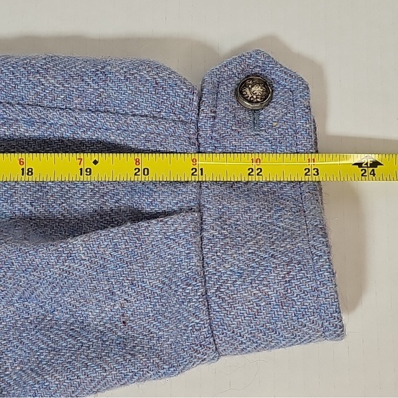 GAP Blue Tweed Blazer Size L - Picture 4 of 5